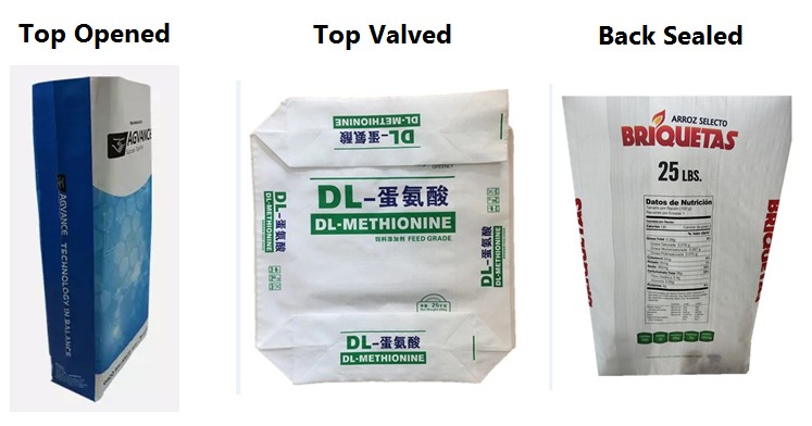 block bottom valve bags